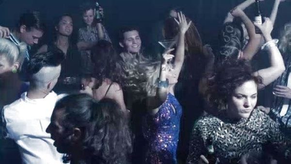 Carrie Bradshaw's Sequin Keyhole Dress on The Carrie Diaries