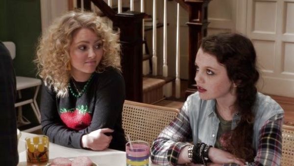 Carrie Bradshaw's Sequined Strawberry Sweater on The Carrie Diaries