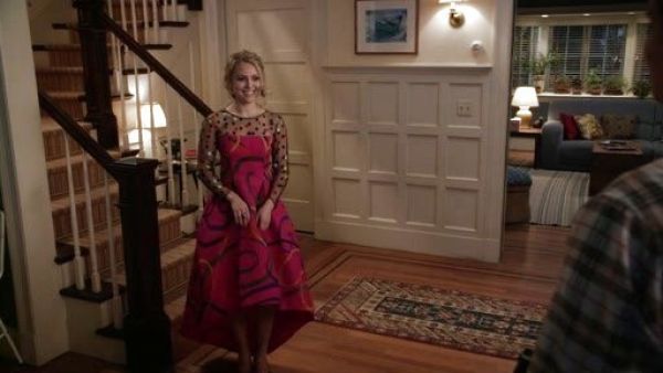 Carrie Bradshaw's Vintage Mesh Dotted Dress on The Carrie Diaries