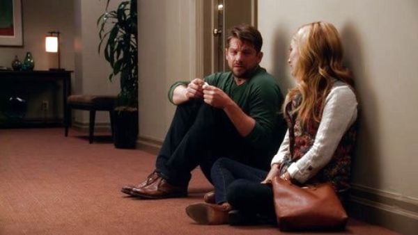 Stosh Lewandoski's Long Sleeve Henley with Woven Placket Top on Weird Loners