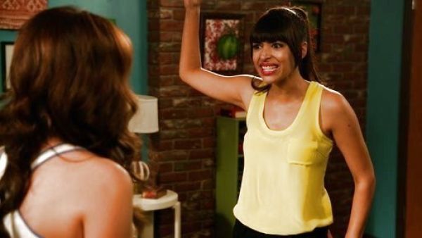 Cece Parekh's 'Alicia' Racerback Silk Tank on New Girl