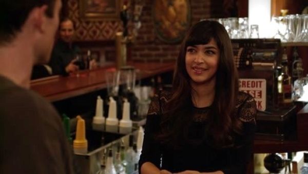 Cece Parekh's Long sleeve lace top on New Girl