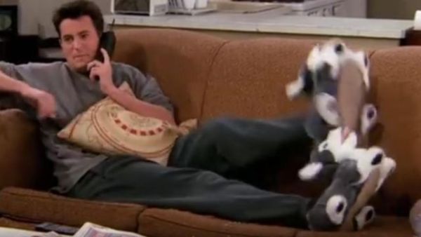 Chandler Bing's Husky Sled Dog Slippers - Friends