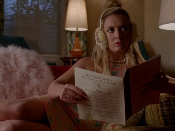 Chanel #3's Pineapple Print Halter Dress on Scream Queens