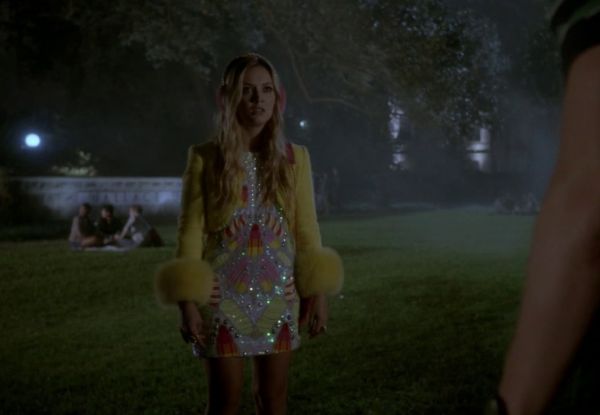 Chanel #3's WALLS Embellished Mini Dress on Scream Queens