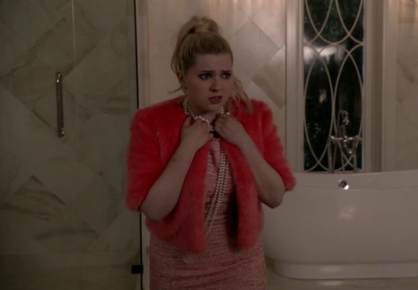 Chanel #5's Flint Faux Fur Jacket on Scream Queens