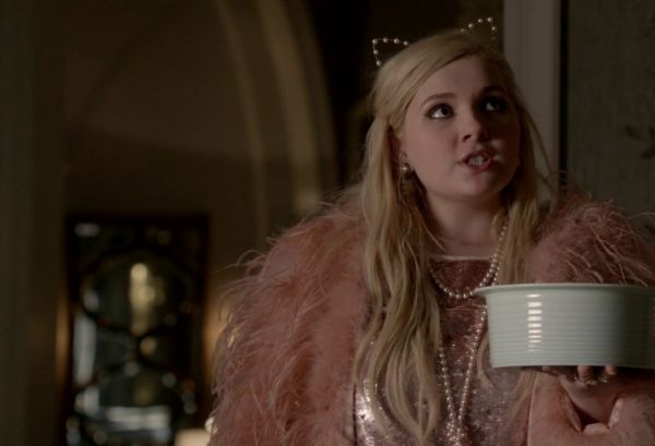 Chanel #5's Pearl Cat Ears Headband on Scream Queens