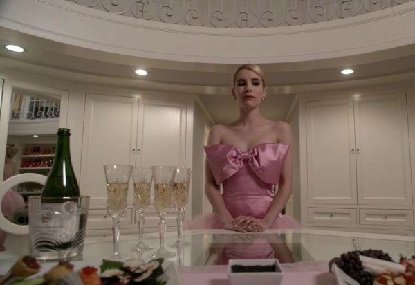 Chanel Oberlin's RUFFLED COTTON DUCHESSE DRESS on Scream Queens