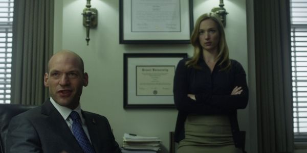 Christina Gallagher's Non Iron Fitted Sateen Shirt on House of Cards