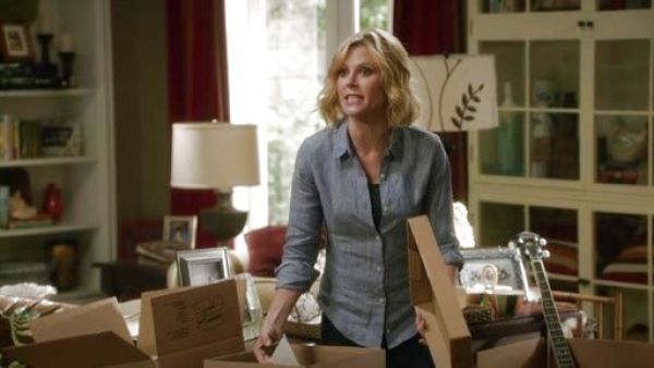 Claire Dunphy's Micro-Dot Chambray Shirt on Modern Family