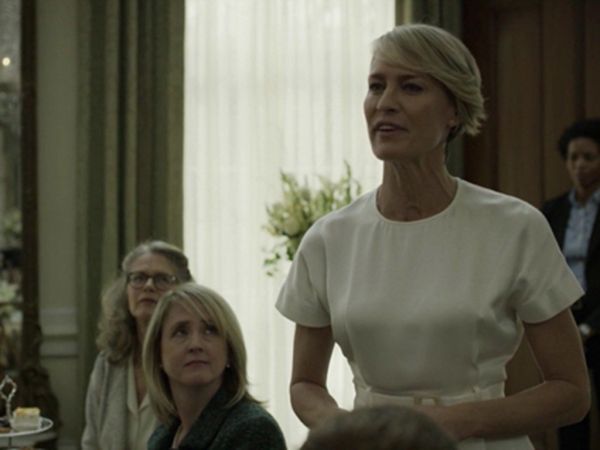 Claire Underwood's Ally Side Belt Top on House of Cards