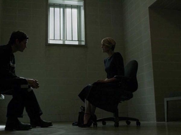 Claire Underwood's Ankle-Strap BB Pumps on House of Cards