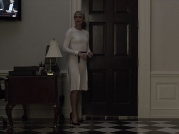 Claire Underwood's Pigalle Follies Point-Toe Red Sole Pump on House of Cards