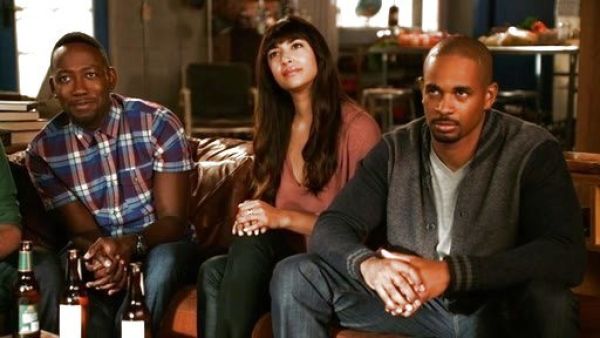 Coach's Alumni Cardigan on New Girl