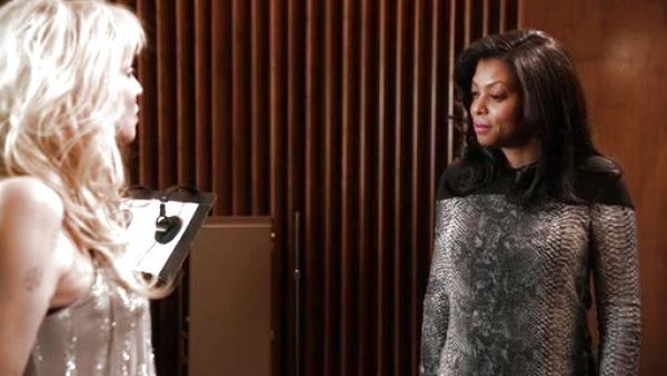 Cookie Lyon's Python Blouse with Solid Blocking on Empire