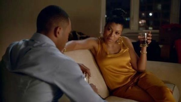 Cookie Lyon's Silk Deep Neck Tank Top on Empire