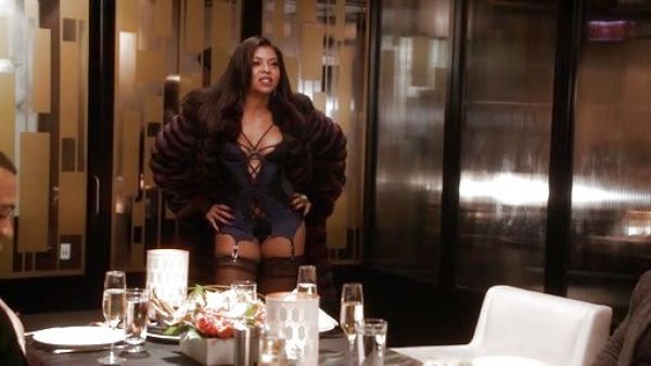 Cookie Lyon's Very Sexy Limited Edition Lace Crisscross Merrywidow on Empire