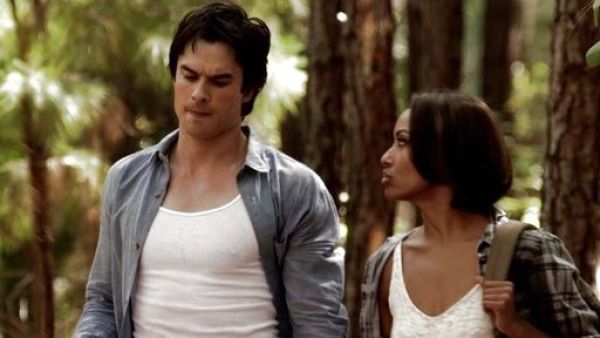 Damon Salvatore's Classic Breezy Button-Down Shirt on The Vampire Diaries