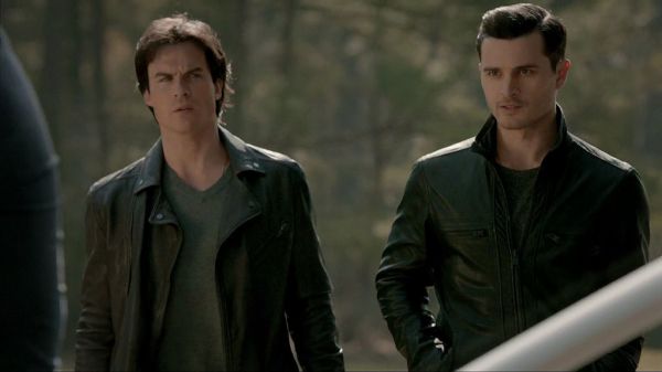 Damon Salvatore's Clay Leather Jacket on The Vampire Diaries
