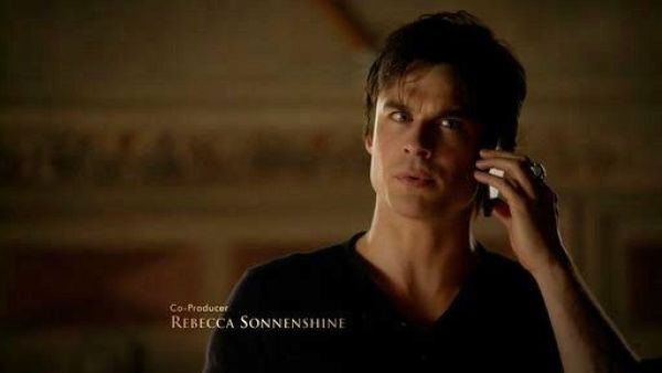 Damon Salvatore's Luxe Rib Henley on The Vampire Diaries