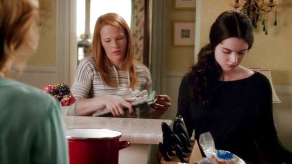 Daphne Vasquez's Malibu Stripe Hoodie Sweatshirt on Switched At Birth