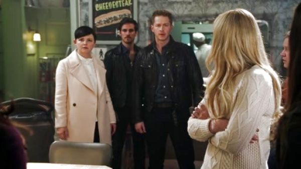 David Nolan's Black Leather Racemaster Jacket on Once Upon A Time 