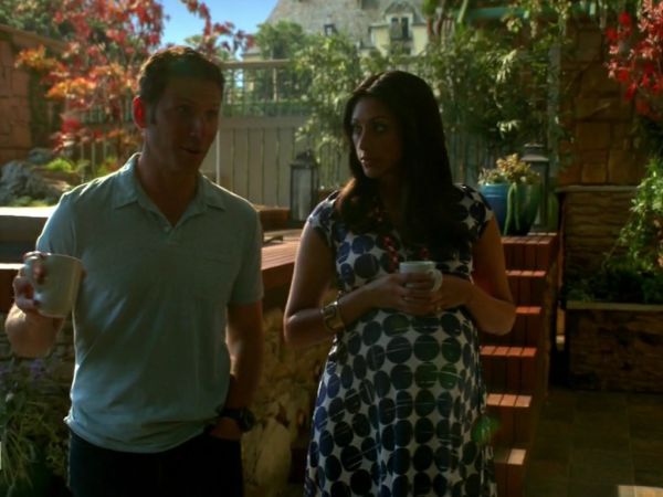 Divya Katdare's Circle Print Maternity Dress on Baby Daddy