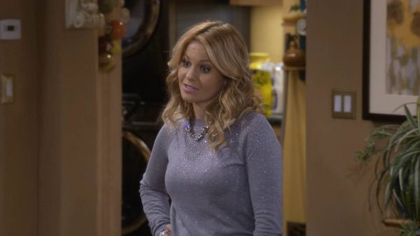 D.J. Tanner-Fuller's Sapphir Crystal Studded Sweater on Fuller House