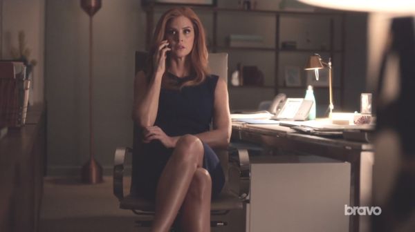 Donna Paulsen's Sesia Wool Dress on Suits