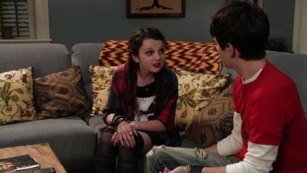 Dorrit Bradshaw's Long Sleeve Mix Match Check Shirt on The Carrie Diaries