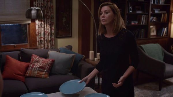 Dr. Meredith Grey's Tippi lace sweater on Grey's Anatomy