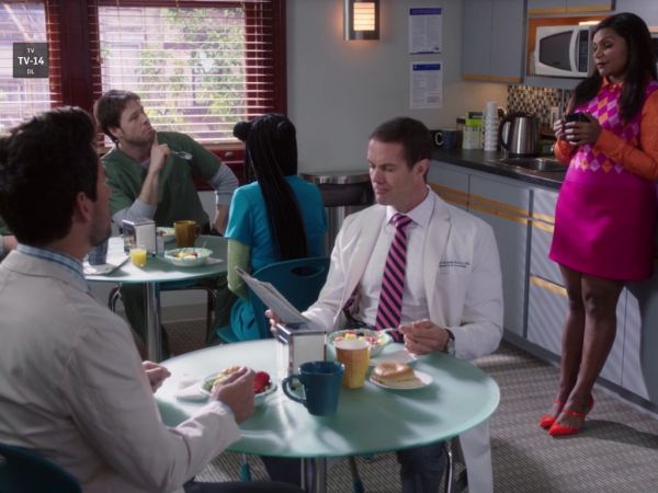 Dr. Mindy Lahiri's Baby Argyle Vest on The Mindy Project