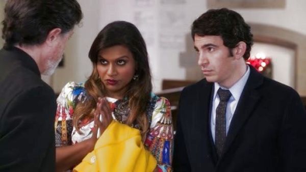 Dr. Mindy Lahiri's Blush in Apricot on The Mindy Project