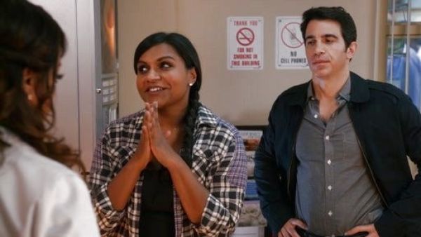 Dr. Mindy Lahiri's Catch Up With Me Plaid Shirt on The Mindy Project