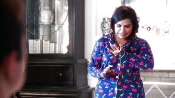 Dr. Mindy Lahiri's Long Sleeve Classic PJ Set on The Mindy Project