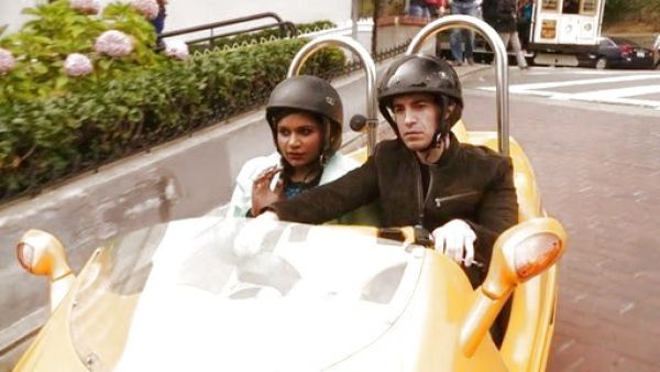 Dr. Mindy Lahiri's Luna Jacquard Sweater on The Mindy Project