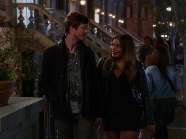 Dr. Mindy Lahiri's Quilted Leather Jacket on The Mindy Project