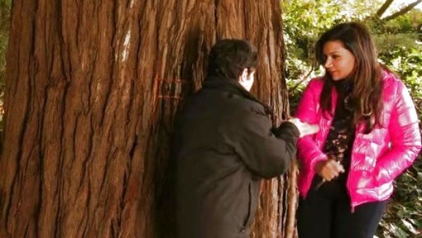 Dr. Mindy Lahiri's Textured Lace Sweatshirt Top on The Mindy Project