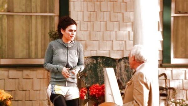 Dr. Zoe Hart's Dri-Fit Knit Training Hoodie on Hart of Dixie