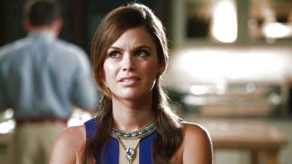 Dr. Zoe Hart's Exclusive Look See Dress in Navy/Black on Hart of Dixie