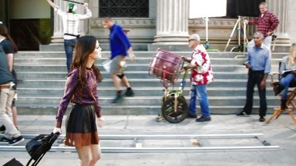 Dr. Zoe Hart's Python Silk Henley Blouse on Hart of Dixie