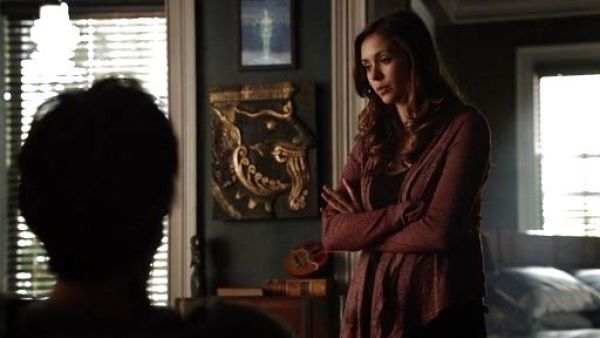 Elena Gilbert's AEO Open Hooded Cardigan on The Vampire Diaries