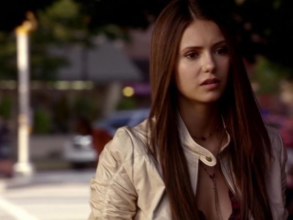 Elena Gilbert's Jade Leather Jacket on The Vampire Diaries