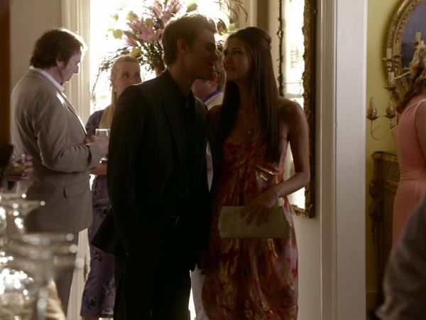 Elena Gilbert's Lava Dress on The Vampire Diaries