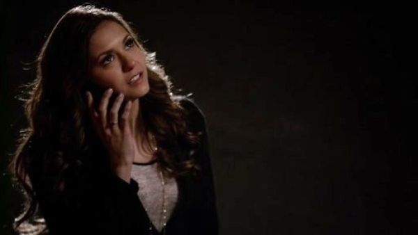 Elena Gilbert's Spine Solid-Trim Slub Tank on The Vampire Diaries