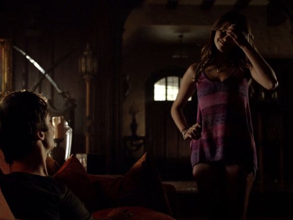 Elena Gilbert's Striped Tank on The Vampire Diaries