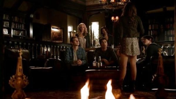 Elena Gilbert's Tie-Neck Tank Dress on The Vampire Diaries