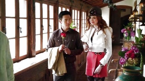 Eliza Dooley's Jessica Ruffle Jacket on Selfie