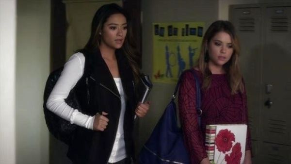 Emily Fields's Quilted Faux Leather Backpack on Pretty Little Liars