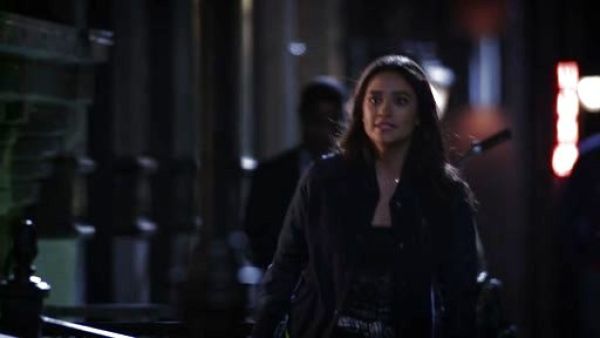 Emily Fields's Wool Raglan Destroyer Women's Jacket on Pretty Little Liars